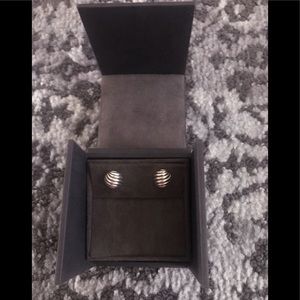 David Yurman Jewelry - David Yurman Sculpted Cable silver earrings David Yurman Jewelry - David Yurman Sculpted Cable silver earrings